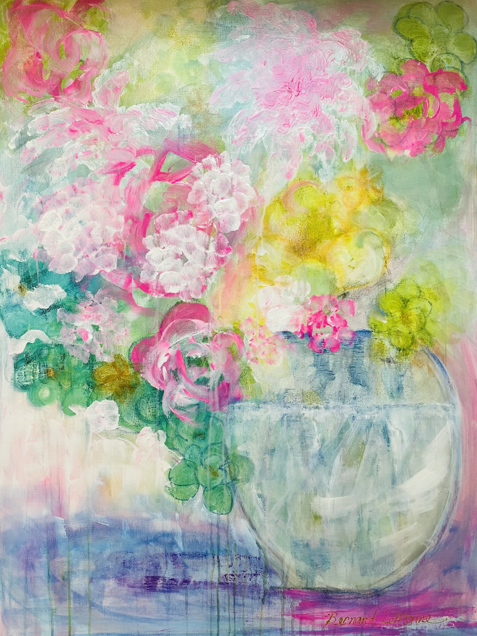 Joyful in Pink by Garnet Bernard