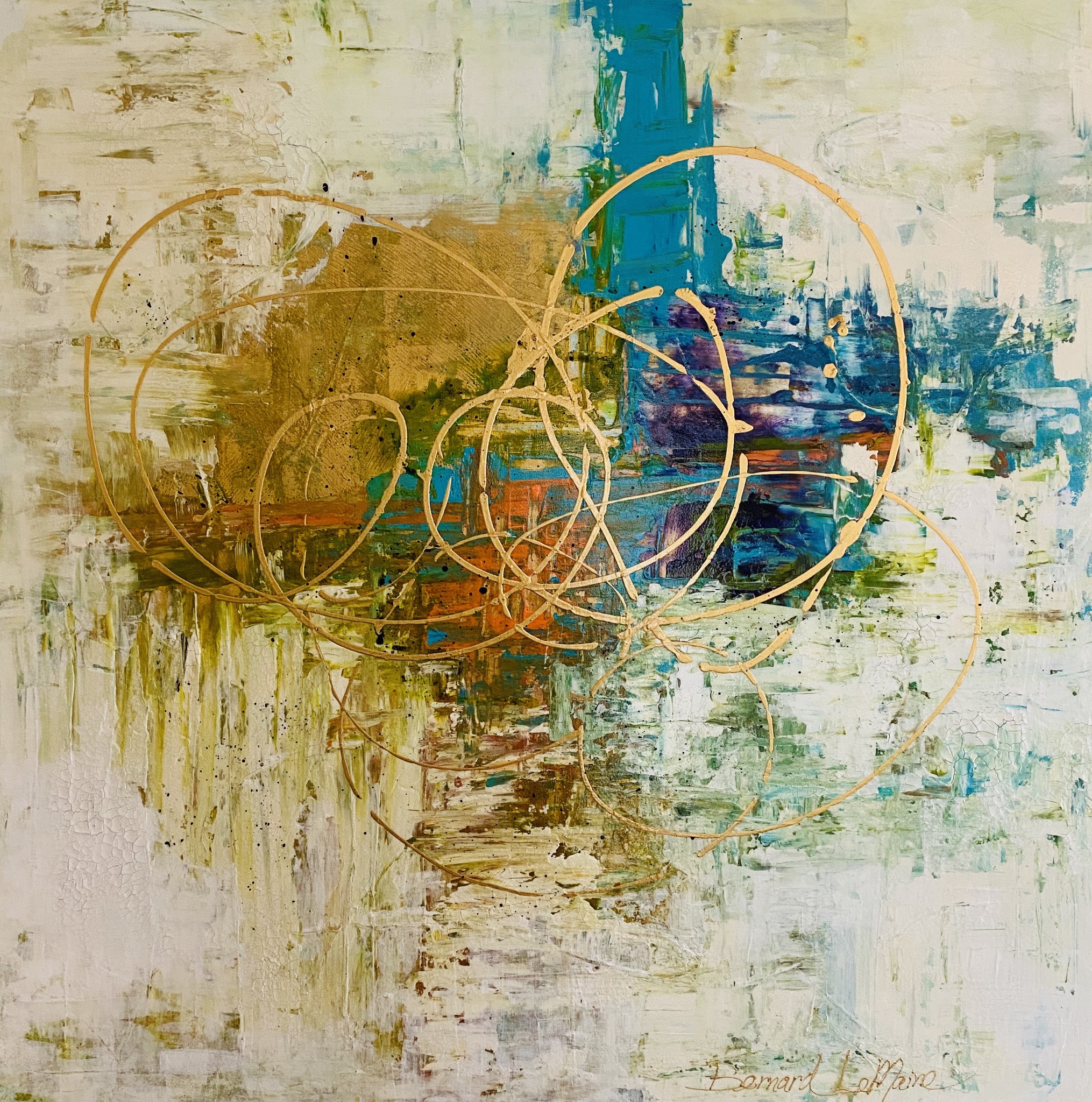 Click here to view Abstract artwork by Garnet Bernard 