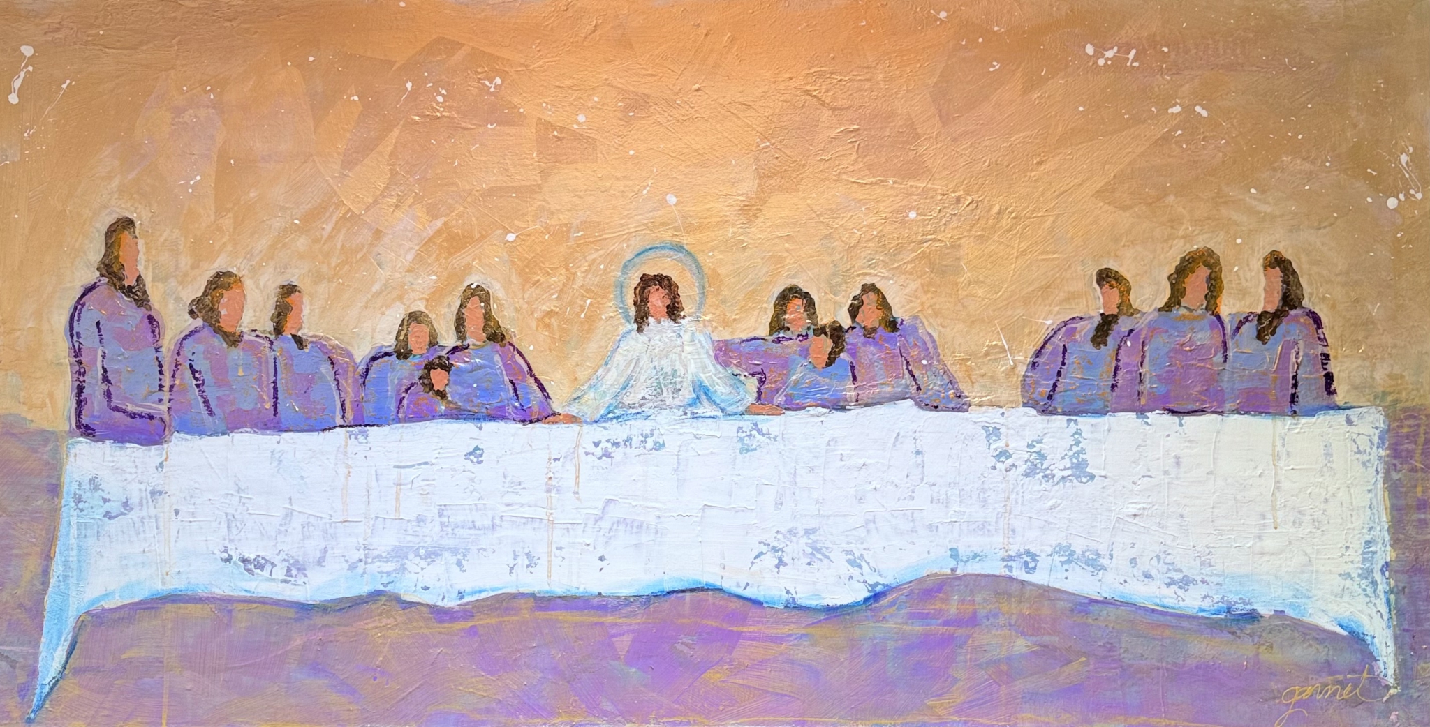 Click here to view The Last Supper (11) by Garnet Bernard 