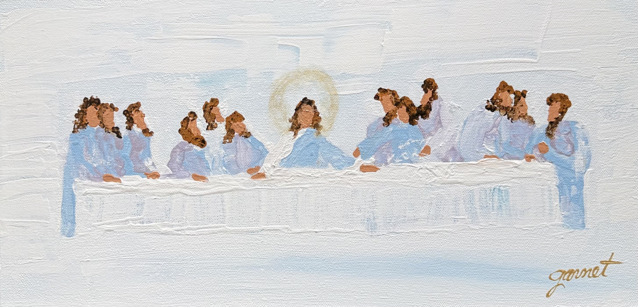 Click here to view The Last Supper (15) by Garnet Bernard 