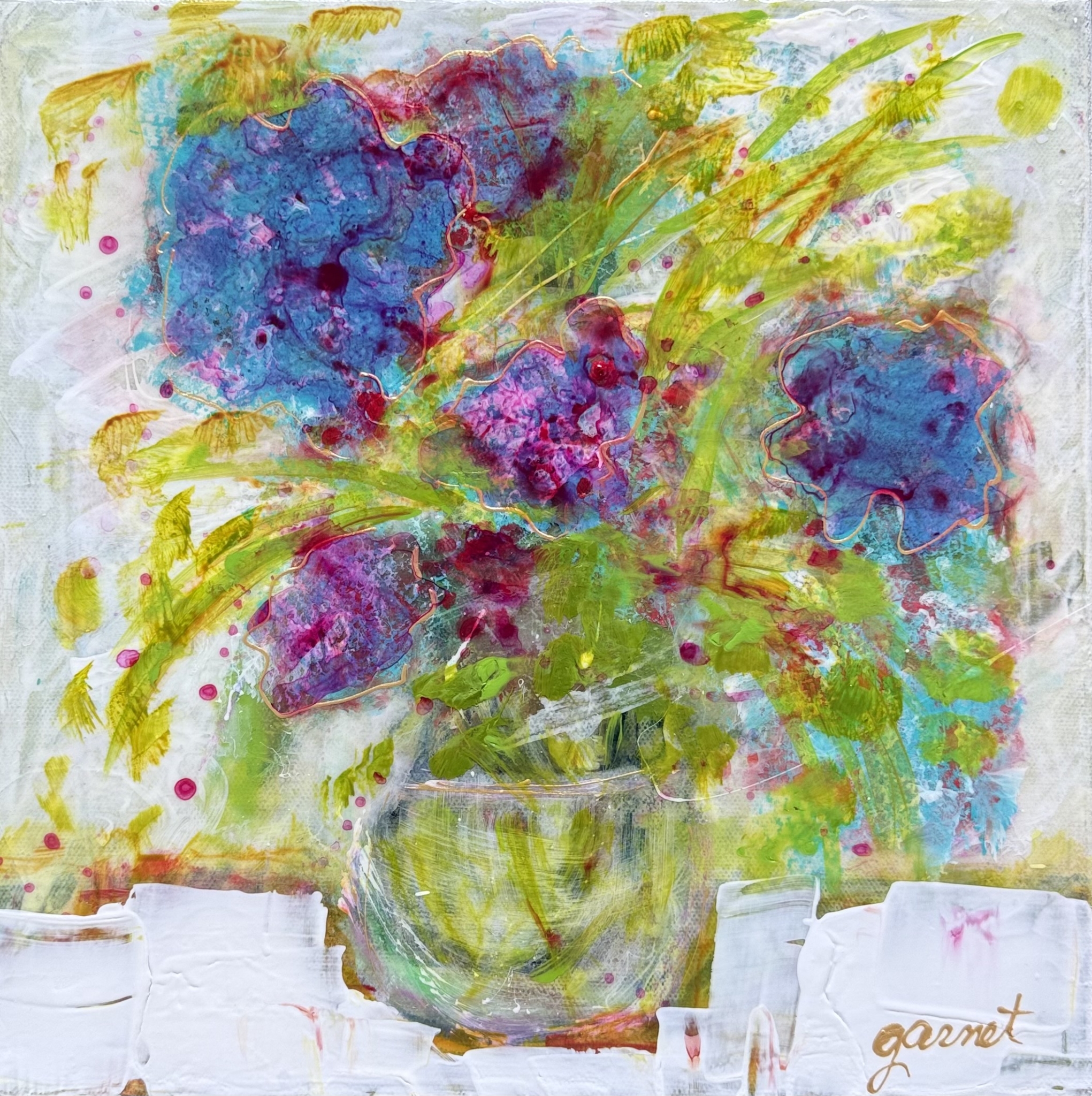Click here to view Hope in Bloom I by Garnet Bernard 